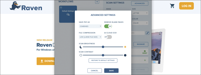 raven pro document scanner 23