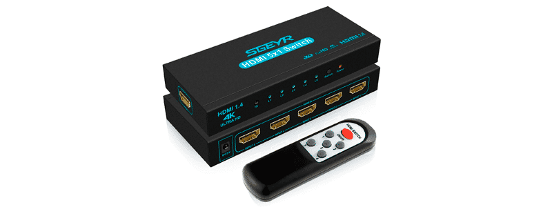 sgeyr hdmi switch 5x1