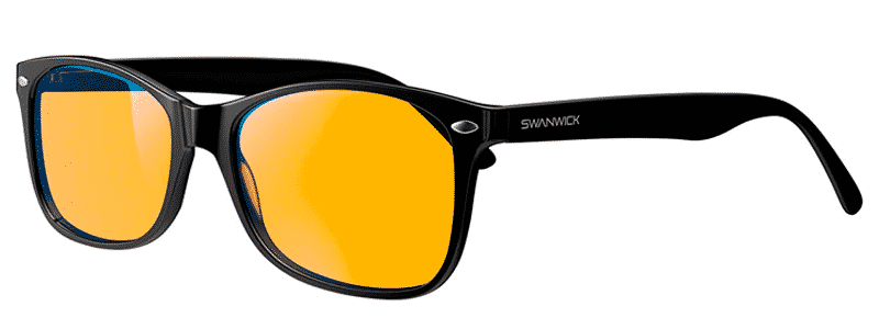 swanwick swannies computer glasses with orange lens