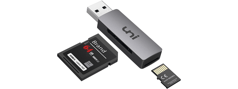 uni sd card reader